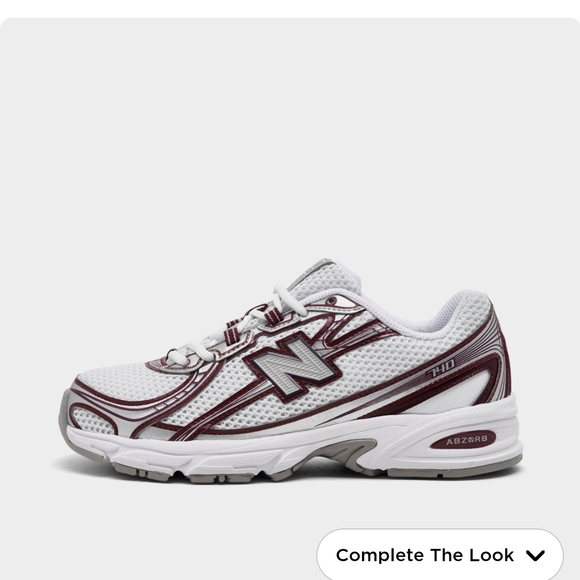 New Balance Other - New Balance White and Maroon Sneakers